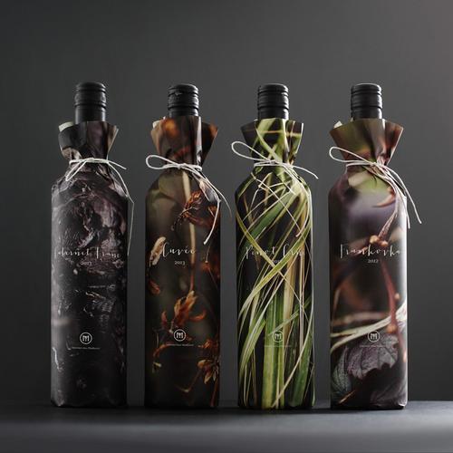 iskrenavina创意植物系列葡萄酒创意产品包装设计案例参考分享欣赏
